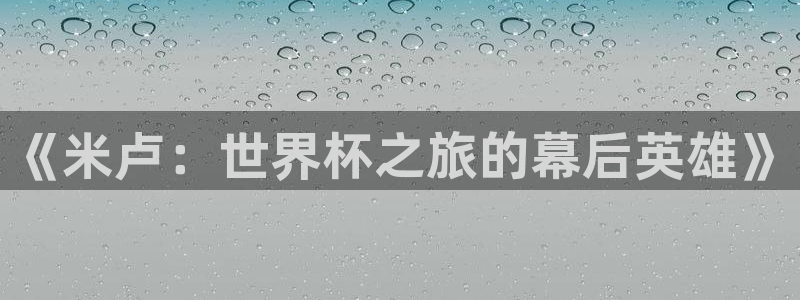 世界杯足球赛2026：《米卢：世界杯之旅的幕后英雄》