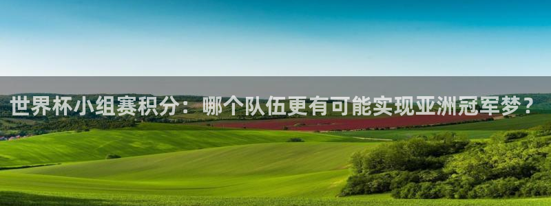 2026年世界杯时间表：世界杯小组赛积分：哪个队伍更有可能实现亚洲冠军梦？
